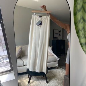 Ralph Lauren collection cream trousers/dress pants wide leg